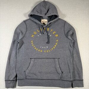 Hollister California Surfing Crew Southern California Graphic Hoodie Mens Size S